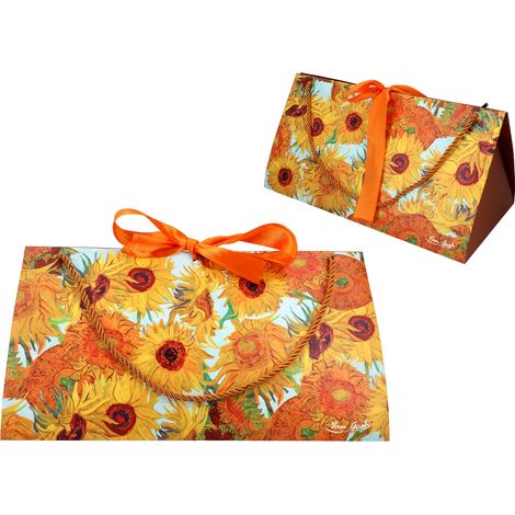 Juego de 6 bolsas decorativas - V. van Gogh, Girasoles (carmani) (1/4)