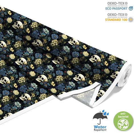 TESSUTI DECORATIVI PER ESTERNI OXFORD - Motivo Teschio I DX4309 (1/5)