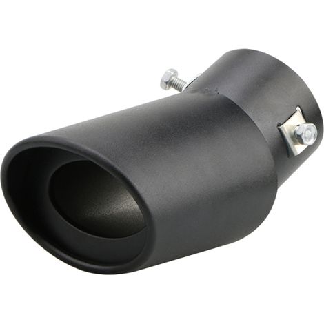 Puntas de escape universales para coche, entrada de 1,5 a 2,1 pulgadas, tubo de escape de acero inoxidable, accesorios de modificación para altas temperaturas.