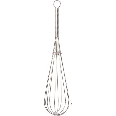 Fouet à ballon - 1 pièce - Acier inoxydable - Mélange et fouettage - Cuisine et pâtisserie - 20,5 cm (1/3)