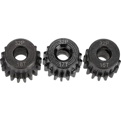 Jeu de pignons moteur 13T-21T pour voitures RC 1/8, compatible 5mm - Inclut 16T, 17T, 18T