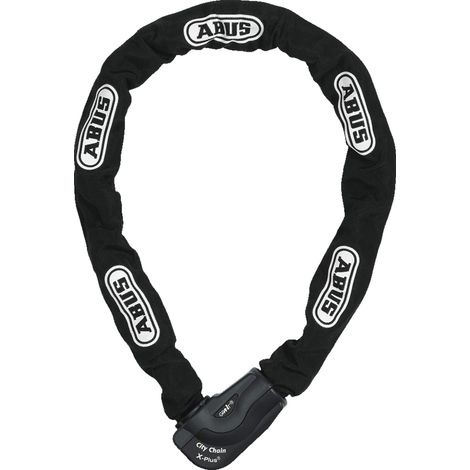ABUS Lucchetto a Catena Granit CityChain XPlus 1060 - Lucchetto per Bicicletta in Acciaio temprato - Livello di Sicurezza 15 (1/4)