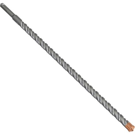 Foret à béton SDS Plus 14 x 460 mm avec 4 tranchants en carbure - Foret à béton pour pierre, béton, bois, brique et carrelage (1/5)