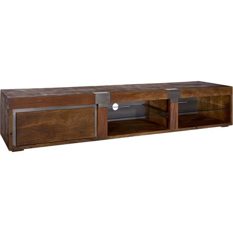 TV-Board Mango 205x48x39 braun lackiert Amsterdam 03