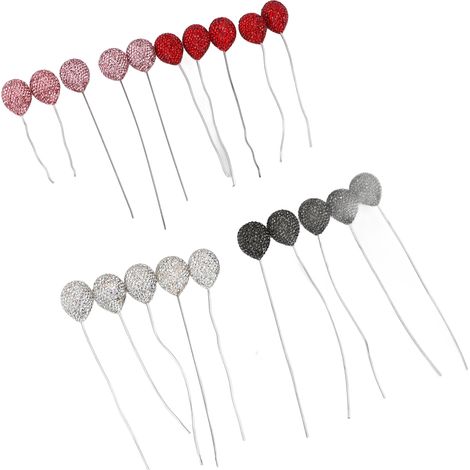 20 Stück Strassballon-Ornamente, glitzernde, exquisite Strassballon-Autodekoration (1/5)