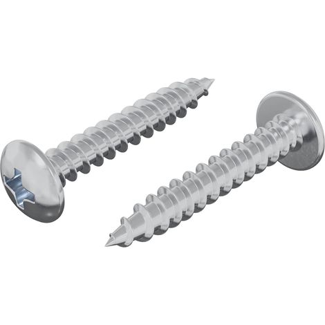 Self Tapping Nail 2 pcs Zinc-coated 4 x 25 mm Steel vidaXL