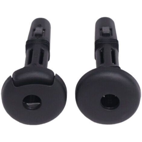 Lot de 2 Guides D’Insertion en Plastique Noir pour Appuie-Tête de Siège Auto Tubes de Fixation Compatibles Système de Verrouillage Accessoires Intérieurs pour Siège Voiture (1/3)