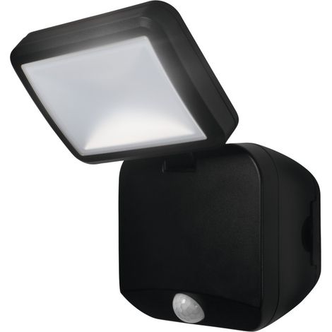 Osram LED-Außenleuchte Battery Spotlight mit Licht- & Bewegungssensor 21,5 cm kaltweiß schwarz