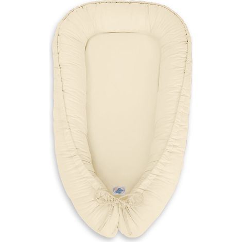 Babykokon, doppelseitig, Laufstall, Pucktuch, Premium MY sweet baby – Creme (1/4)