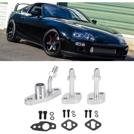 Brides d'entrée et de sortie de retour d'huile de turbine pour pièces automobiles, compatibles avec les turbocompresseurs TOYOTA CT12, CT20 et CT26. (1/5)