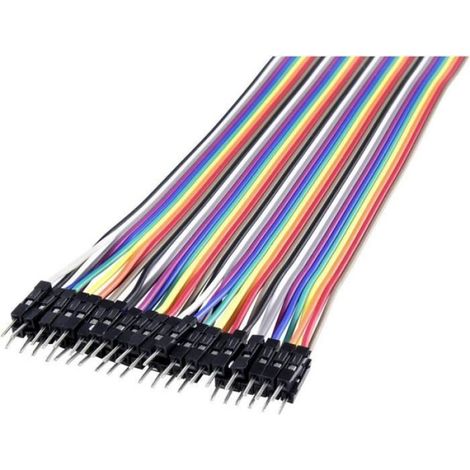 Câble De Cavalier - 40x Mâle À Mâle - 40x Mâle À Femelle - Pour Arduino Raspberry Pi - Kit De Connexion Électronique (1/4)