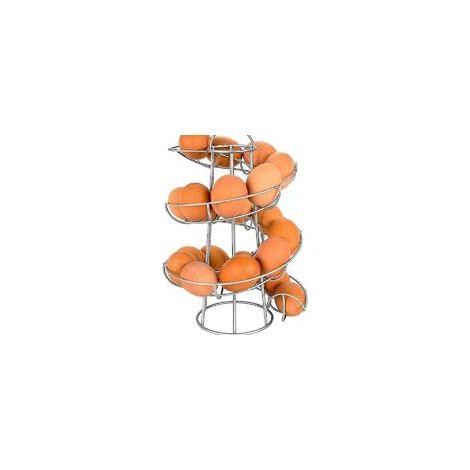 Estante para huevos de cocina, cesta para huevos, estante para huevos de pato, cesta para huevos de pato y ganso (plateada) - Crezuo (1/5)