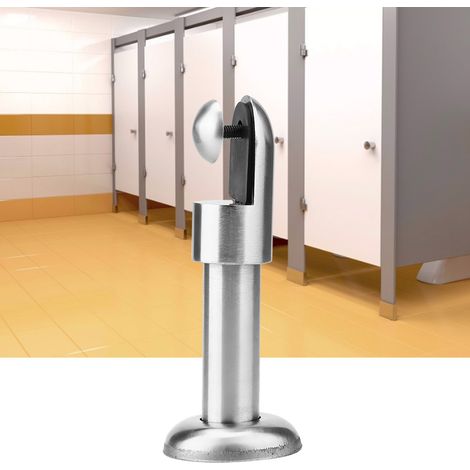 Pieds de support en acier inoxydable pour cloisons de toilettes publiques, accessoires de fixation (1/5)