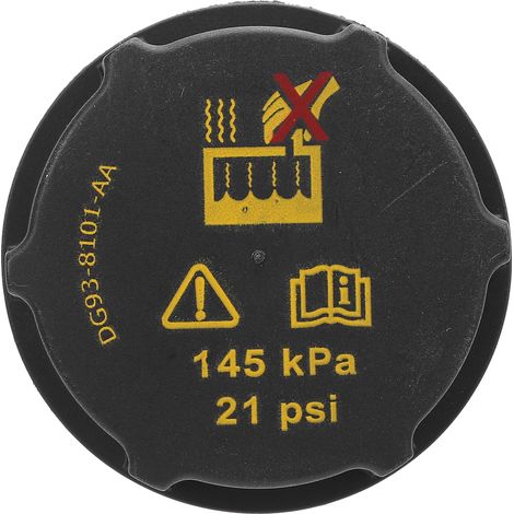 Notfall-Druckverschluss für Motorkomponenten, Premium-ABS-Kühlmittelbehälterdeckel, kompatibel mit Bronco, Edge und mehr, verbesserte Effizienz, Leckageabdichtung.