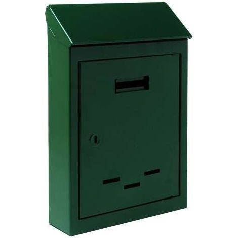 Vigor-blinky 2730031 Cassetta Porta Lettere Lamiera Nr. 3 Acciaio Verniciato Epoxi 20x6x30 cm colore Grigio (1/2)