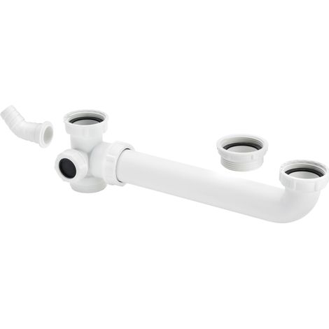 Raccord de vidange 794 en plastique G1 1/2 x G1 1/2 x 80-310 mm
