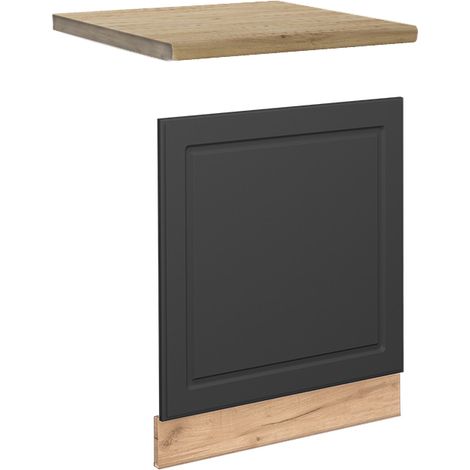 Pannello frontale Fame-Line, Antracite-oro, 60 cm , PL Rovere, Vicco