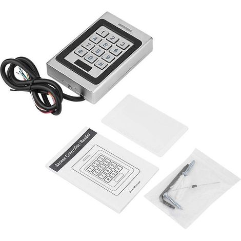 Système de contrôle d'accès sécurisé par clavier avec contrôleur d'accès par carte RFID, indice de protection IP67 (1/4)