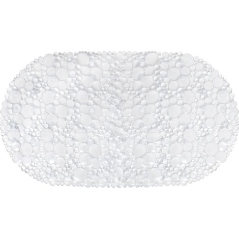 Alfombra antideslizante para ba帽era AWD INTERIOR 1488 transparente Gotas de Agua 67 x 37 cm PVC (1/3)