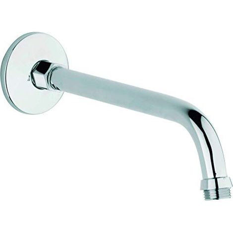 Grohe 27406000 Relexa Neutral Braccio a Parete per Soffione Doccia, Cromo, Sporgenza 218 mm (1/4)
