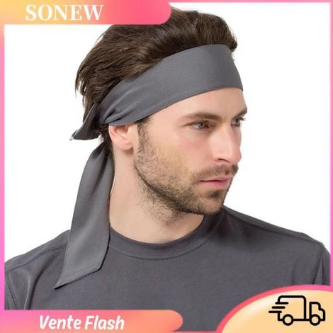 Bandeau De Sport - 120 Cm X 6 Cm - Pour Course A Pied Fitness Tennis Cyclisme - 1 Piece (1/4)