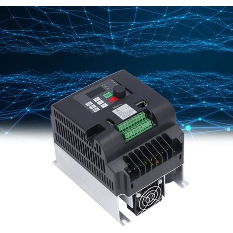 Jeffergarden Onduleur de fréquence moteur ABS convertisseur de fréquence monophasé 220V à 3 phases 380V 5.5kw (1/5)