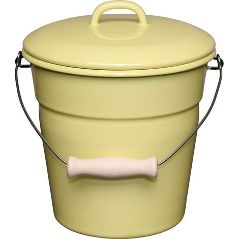 Riess cubo multiusos con tapa 20cm 3,5L Limón