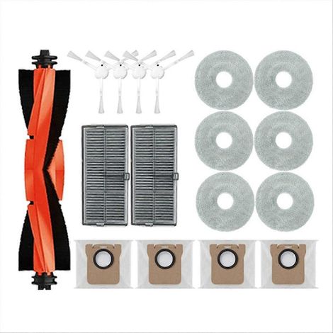 Ersatzteile für den Xiaomi Mijia M30S D103CN Saugroboter: Hauptbürste, HEPA-Filter, Reinigungstuch und Staubbeutel. (1/5)