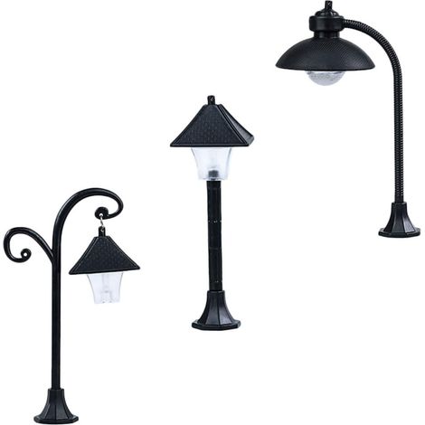 3 Stück Smaller Szenenlampe aus PVC Batteriebetriebene