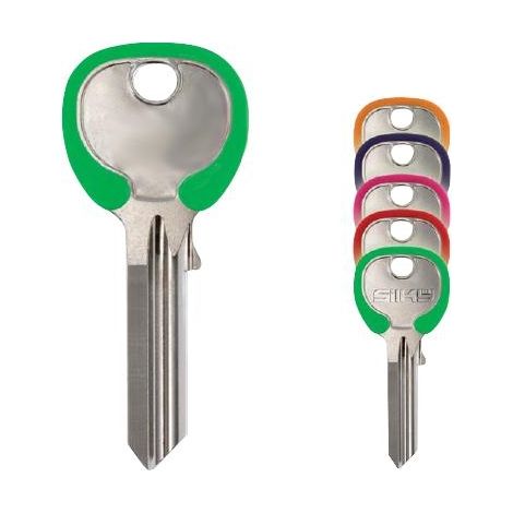 Chiave Silca Silky ref. UL058 Grezza in ottone con testa colorata Col. Assortiti