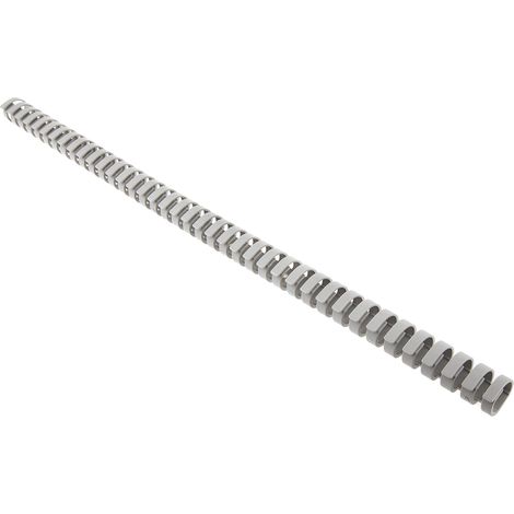 Goulotte de 20 mm x 20mm x 500mm, Flexible, en Polypropylène Gris ( Prix pour Paquet de 5 ) (1/4)