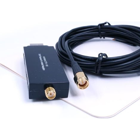 DAB Radio Receiver in Car Antenna Digital DAB+ Adapter Tuner Box Audio USB Amplified Loop Antenna Radio Decoding Reception for Android (1/5)