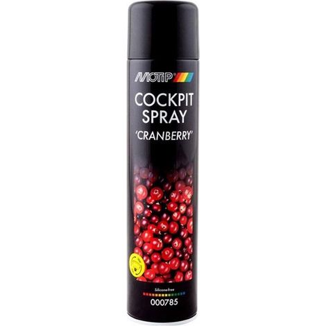 Produit nettoyant - Pour intérieur de voiture - Parfum cranberry - MoTip - 600ml