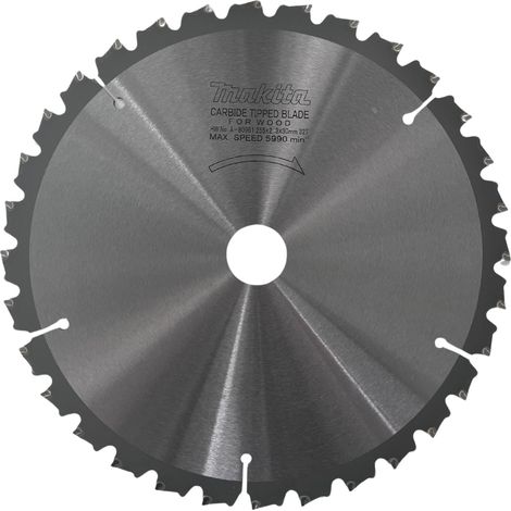 Makita A-80961 Standard-Kreissägeblatt TCT 255 x 30 mm 32T Holz