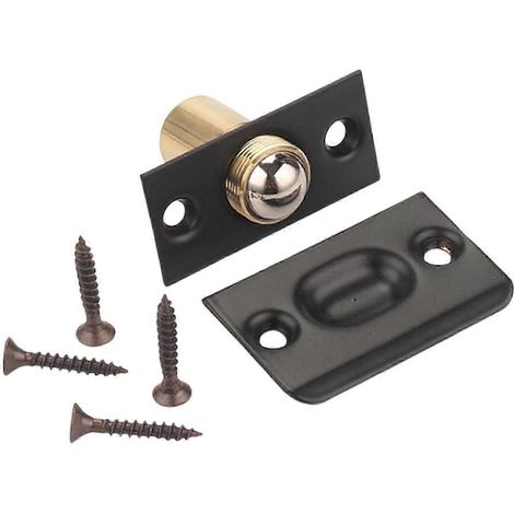 Loquets de porte à bille-Black (1/5)