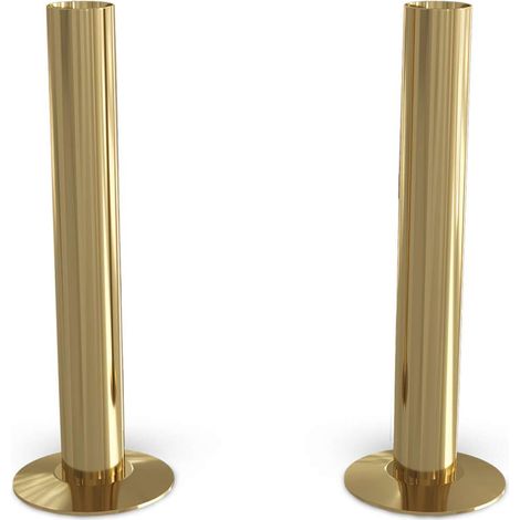Talus - Polished Brass Polished Pipe Covers 130mm