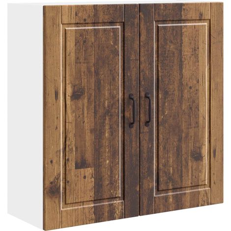 Maison Exclusive - Armadietto a muro PORTO Legno vecchio 80 x 31 x 80 cm (1/5)