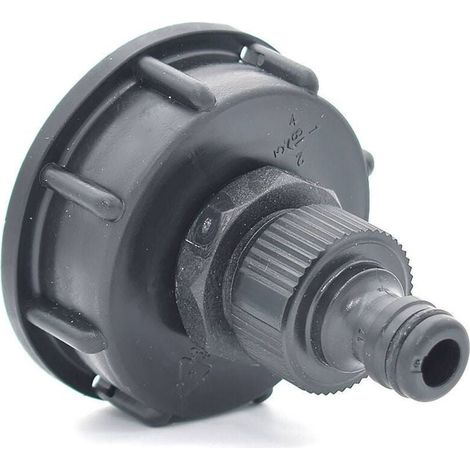 Raccord avec embout mâle pour réservoir d'eau de 1000 litres (1/5)