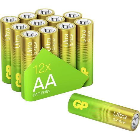 GP Ultra Mignon (AA)-Batterie Alkali-Mangan 1.5 V 12 St. (1/5)