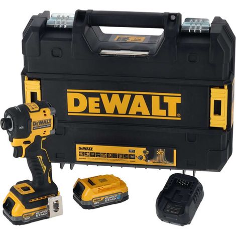 DeWALT - 18V Akku-Schlagschrauber, 2x 1,7 Ah XR Akku, Ladegerät DCF870E2T (1/10)