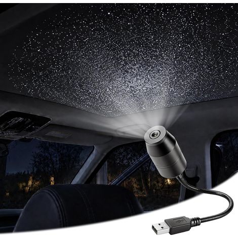 Proiettore Galassia Stellata, Proiettore Luce Notturna HD, Proiettore Stellare USB Girevole a 360° per Soffitto, Camera da Letto e Auto, Decorazione e Regalo (1/5)