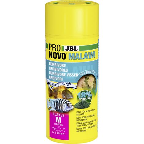 JBL Fischfutter Pronovo Malawi Flakes M Fischfutterflocken 250 ml Flocken