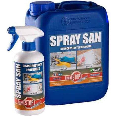DISINCROSTANTE IGIENIZZANTE PROFUMATO 'SPRAY SAN' 500 ml