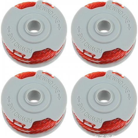 Paquete de 4 bobinas de hilo de corte de 10 m, bobinas de repuesto para desbrozadoras, hilo de nailon, compatible con todas las desbrozadoras, hilo de corte de larga duración. (1/5)