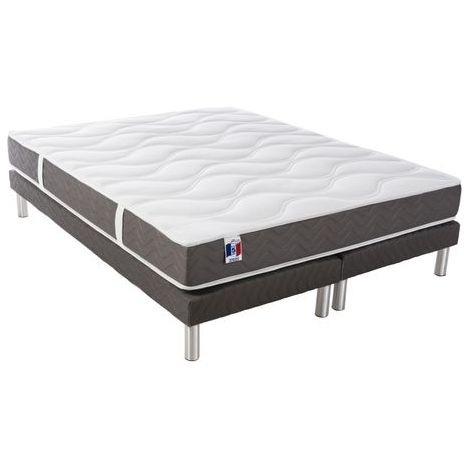 Ensemble Matelas mousse 35kg 2 faces de couchage 160x200 (1/3)