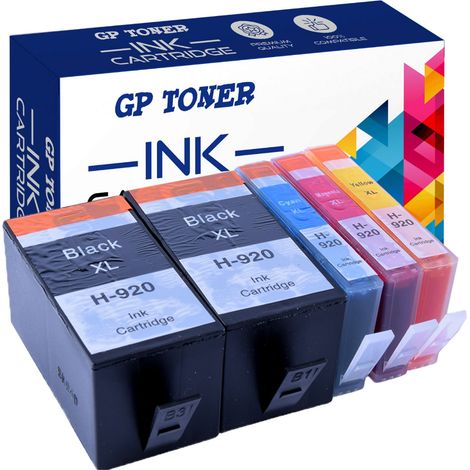 5x Tinte für HP GP-H920XL cmykk (1/5)