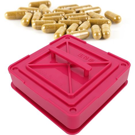 Plaque de Remplissage 100 Capsules Taille 0, Machine Manuelle pour Poudre et Compléments Alimentaires (1/5)