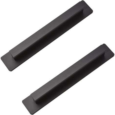 2 Pack Aluminium Alloy Sliding Glass Door Handle 150mm Adhesive Handle for Sliding Glass Door Window Drawer Cabinet W-MF002786-EU (1/5)