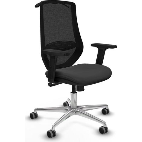 Piqueras y Crespo Mardos chaise de bureau gris sombre (1/3)