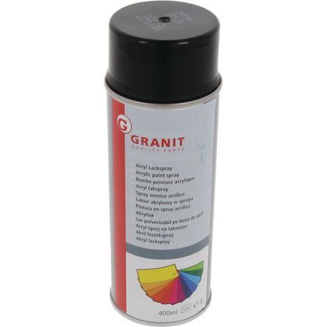 Lack Tiefschwarz RAL 9005 WILCKENS NOPOLUX GRANIT 400 ml Spray